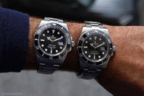 rolex sub on wrist|rolex submariner 41mm thickness.